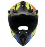 KASK IMX FMX-02 BLACK/FLUO YELLOW/BLUE/FLUO RED GLOSS GRAPHIC 22