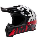 KASK IMX FMX-02 BLACK/WHITE/FLO RED/GREY GLOSS GRAPHIC 20