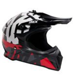 KASK IMX FMX-02 BLACK/WHITE/FLO RED/GREY GLOSS GRAPHIC 21