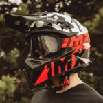 KASK IMX FMX-02 BLACK/WHITE/FLO RED/GREY GLOSS GRAPHIC 25