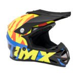 KASK IMX FMX-01 JUNIOR BLACK/FLUO YELLOW/BLUE/FLUO RED 17