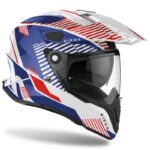 KASK AIROH COMMANDER BOOST WHITE/BLUE GLOSS 10