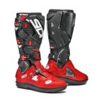Buty SIDI Crossfire 3 SRS Motocross – Czerwono-Czarne – Wytrzymałość i Styl dla Zawodników