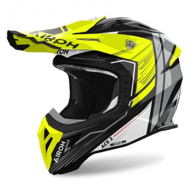 KASK AIROH AVIATOR ACE 2 COLOR WHITE GLOSS 16