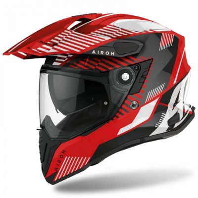 KASK AIROH COMMANDER BOOST RED GLOSS 2