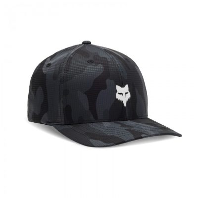 Zdjęcie produktu CZAPKA Z DASZKIEM FOX HEAD TECH FLEXFIT BLACK CAMO 1 (SKU: 31623-247)