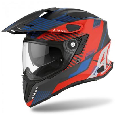Zdjęcie produktu KASK AIROH COMMANDER BOOST RED/BLUE MATT 1 (SKU: CM-M29)