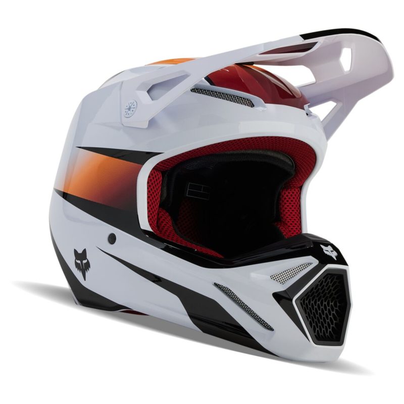 Zdjęcie produktu KASK FOX V1 FLORA WHITE/BLACK 1