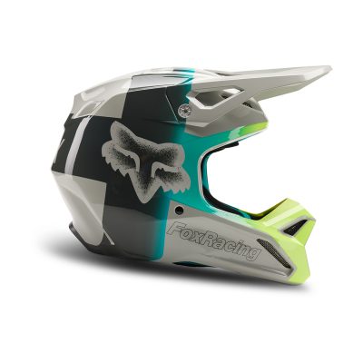 Zdjęcie produktu KASK FOX V1 HORYZN LIGHT GREY 1