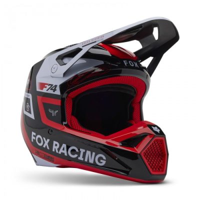 Zdjęcie produktu KASK FOX V1 RACE SPEC FLUORESCENT RED 1 (SKU: 33000-110)