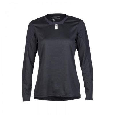 Zdjęcie produktu KOSZULKA ROWEROWA Z DŁUGIM RĘKAWEM FOX LADY DEFEND BLACK 1 (SKU: 32167-001)
