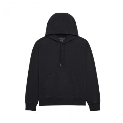 Zdjęcie produktu BLUZA Z KAPTUREM FOX WORDMARK OVERSIZED FLEECE PO BLACK 1 (SKU: 32865-001)