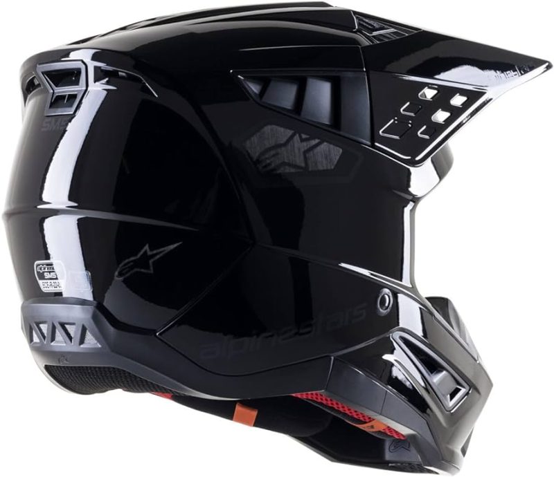 Zdjęcie produktu KASK ALPINESTARS SM5 SOLID CZARNY POŁYSK 2