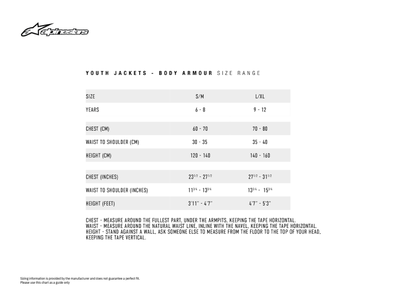 Zdjęcie produktu ZBROJA JUNIORSKA ALPINESTARS BIONIC PLUS 3 (SKU: 6545620-155)