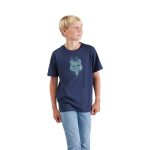 Zdjęcie produktu T-SHIRT FOX JUNIOR BARK MIDNIGHT 3 (SKU: 33566-329)
