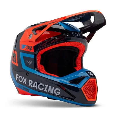 Zdjęcie produktu KASK FOX JUNIOR V1 RACE SPEC MIDNIGHT 1 (SKU: 33047-329)
