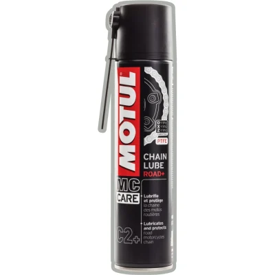 Zdjęcie produktu MOTUL C2+ CHAIN LUBE ROAD PLUS 400ML SMAR DO ŁAŃCUCHA (BIAŁY) 1 (SKU: MU103008)