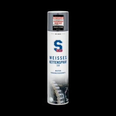 Zdjęcie produktu S100 Weisses Ketten Spray smar do łańcucha w sprayu 400ml 1 (SKU: 4006539723508)