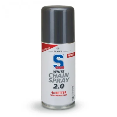 Zdjęcie produktu SMAR DO ŁAŃCUCHA W SPRAYU S100 CHAIN LUBE WHITE 100ML 1 (SKU: 3451)